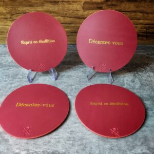 4 Dessous de Verre - Rouge