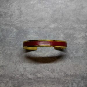 Petit Bracelet Jonc doré à l'or fin 24 carats - Bordeaux